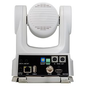 JVC KY-PZ400N 4K NDI|HX PTZ Cámara remota con zoom óptico de 12x (Blanco)