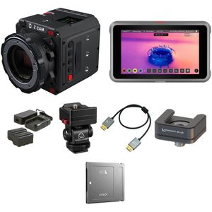 Cámara Z CAM E2-S6 con Atomos Ninja V+, kit de alimentación, soporte para monitor, cable HDMI y z...