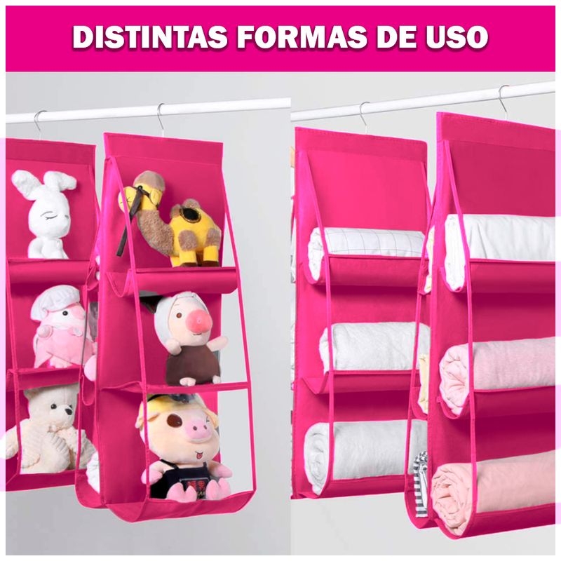 Organizador Colgador de Carteras Bolsos para Closet 023B - Real Plaza