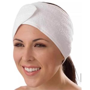 Vincha Diadema Spa Tela de Toalla Kabuki Beauty Tools