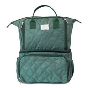 Mochila Pañalera Little Chicks Todo en Uno Verde Jade