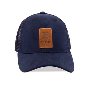 Gorra Boselli 3BM001 Cuero Color Azul