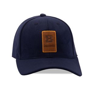Gorra Boselli 3B002 Cuero Color Azul
