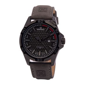 Reloj Naviforce NF8023M Acuático Analógico Color Gris con Negro