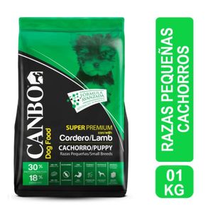 Comida para Perros Canbo Super Premium Cachorro Razas Pequeñas 1 Kg