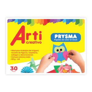 Block Prysma - Papel Bond de Colores x 30 Hojas TAC158