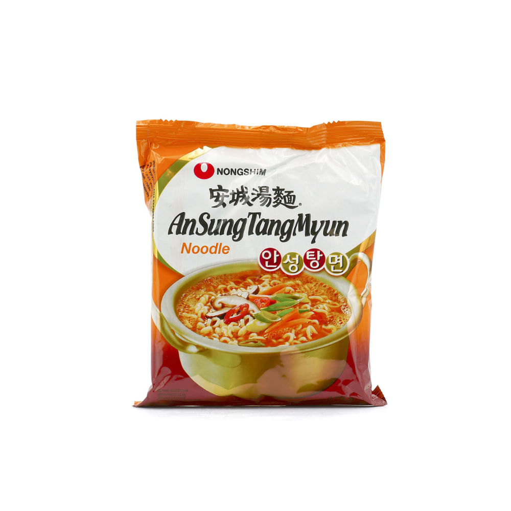 Sopa Instantánea Nongshim AnSung Tang Myun Carne De Res Picante Bolsa ...