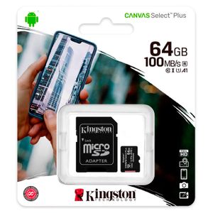 Memoria Kingston Microsd de 64gb Clase 10