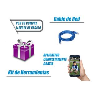 Cámaras Seguridad Hilook kit 04 Full Hd 1080p + Cable Hdmi Oferta