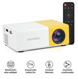 Proyector Portatil Multimedia LED 1080P