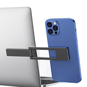 Soporte Holder S&T de Celular Para Laptop Corporativos for Business Aluminio HS608 Dark Grey