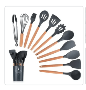 Set de Utensilios para Cocina y Repostería de Silicona