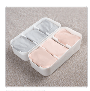 Pack de 3 Cajas Organizadoras con 3 Divisiones