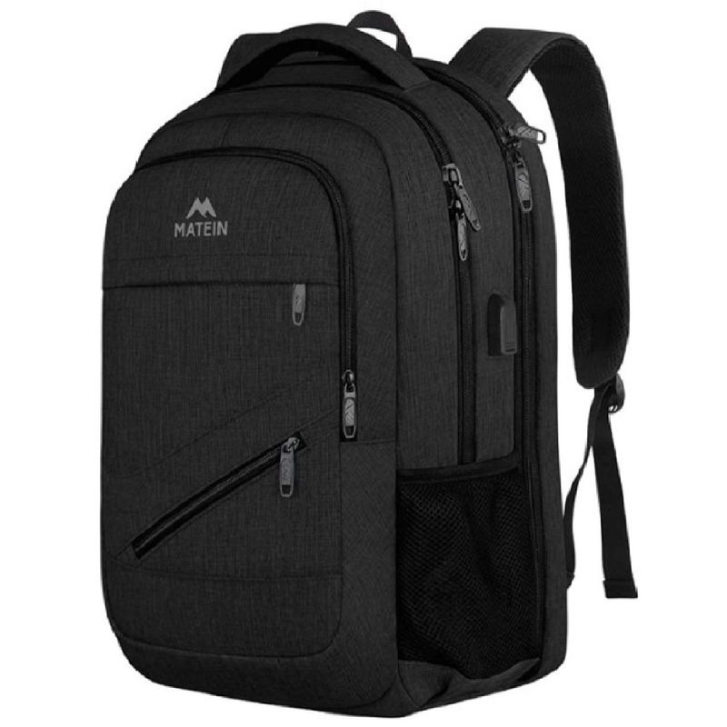 Mochila Porta Laptop MATEIN Cl sico Negro 1000730636