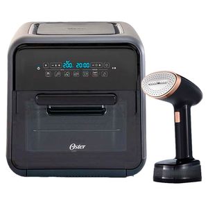 Combo Oster Freidora de Aire CKSTAFOV3 + Vaporizador De Prendas GCSTFS300