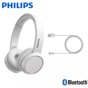 Audífono C/Microf Bluetooth Supraural Tah4205BK Blanco