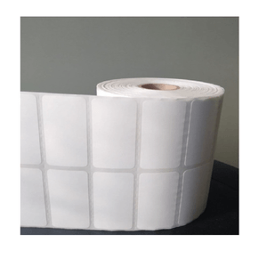 Etiquetas Adhesivas Transferencia Termica  5x2.5cm a dos columnas rollo x3000 unidades tuco de 1"