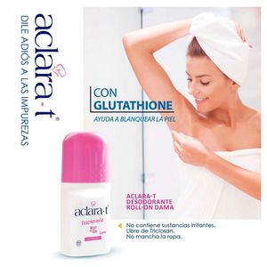Desodorante Roll On con Glutahione Aclara-T