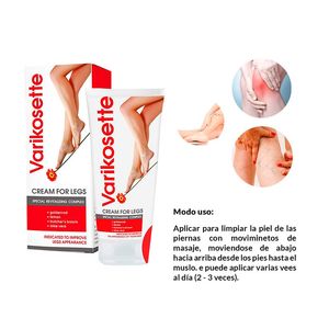 Varikosette 75ml - Crema para Várices venas varicosas piernas 3 Unidades