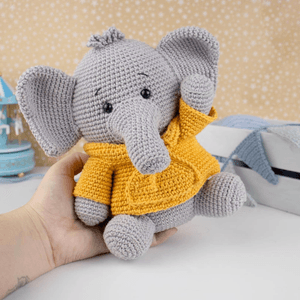 Muñeco de Apego El Conejo & La Luna Elephant