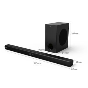 Soundbar Samsung 410W Bluetooth HW-B550 - Negro