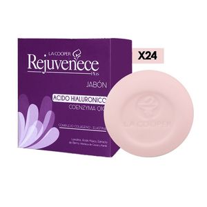 24 Jabón Rejuvenece con Acido Hialuronico & Coenzima q10