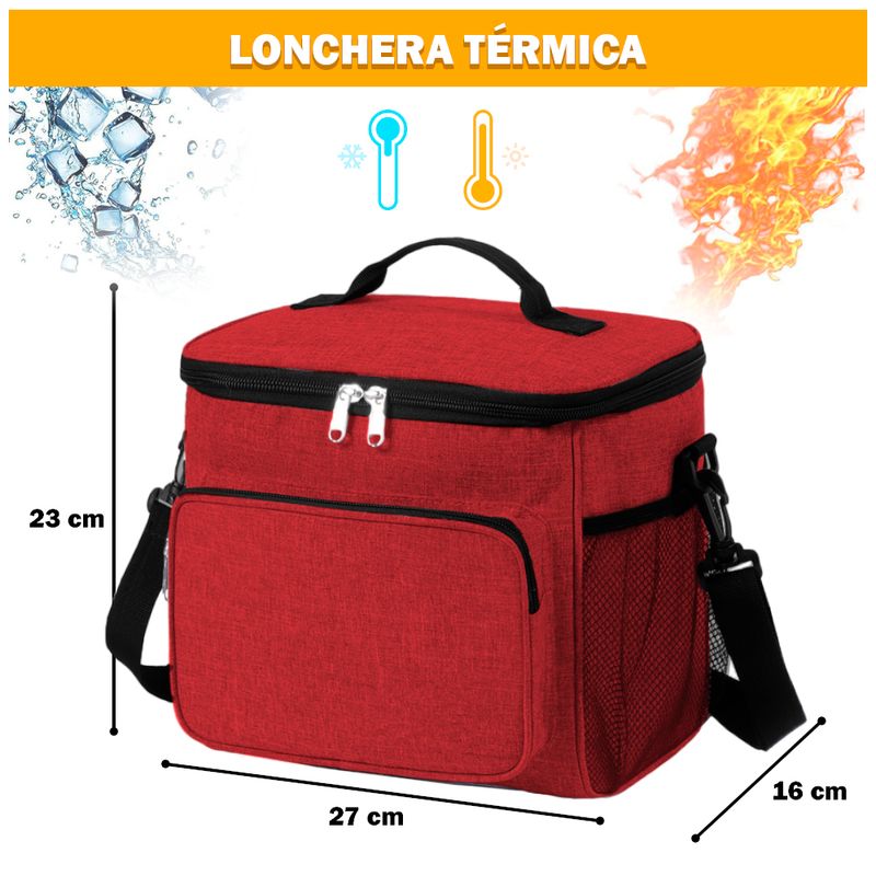 Lonchera Térmica Comida Alimentos RJ 02X Y Licuadora Portátil Botella RS -  Real Plaza