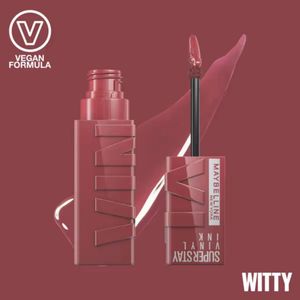 Labial Líquido Maybelline SuperStay Vinyl Ink 4.2ml Tono Witty