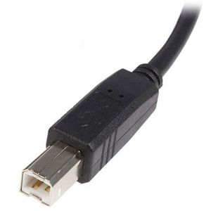 Cable Startech USB de 5m para Impresora Adaptador Negro - USB2HAB5M