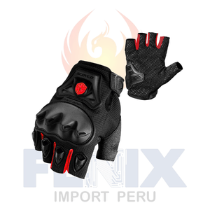 Guantes Miton Antideslizantes Motociclistas Scoyco MC29D Talla M Rojo