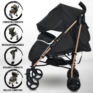 Coche Bastón Deportivo Sevilla Gold Negro