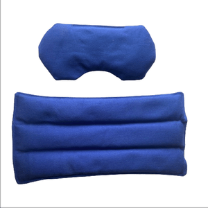 Combo Relajante: Antifaz + Almohadilla Estándar Natuterapia (Dorado)