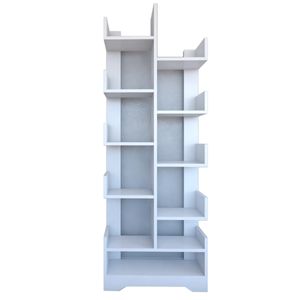 Librero Madrid Color Blanco Muebles&Estilos Muebles para el Hogar