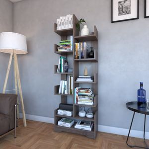 Librero Madrid Color Coñac Muebles&Estilos Muebles para el Hogar