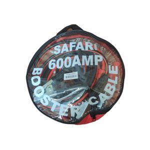 Cable para Batería de Auto 600Amp Pinzas Cocodrilo Cobre 2.5 Metros