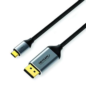 Cable Usb 3.1 C Tipo C a Displayport Netcom Pvc Macho 1.8 Metros 8k