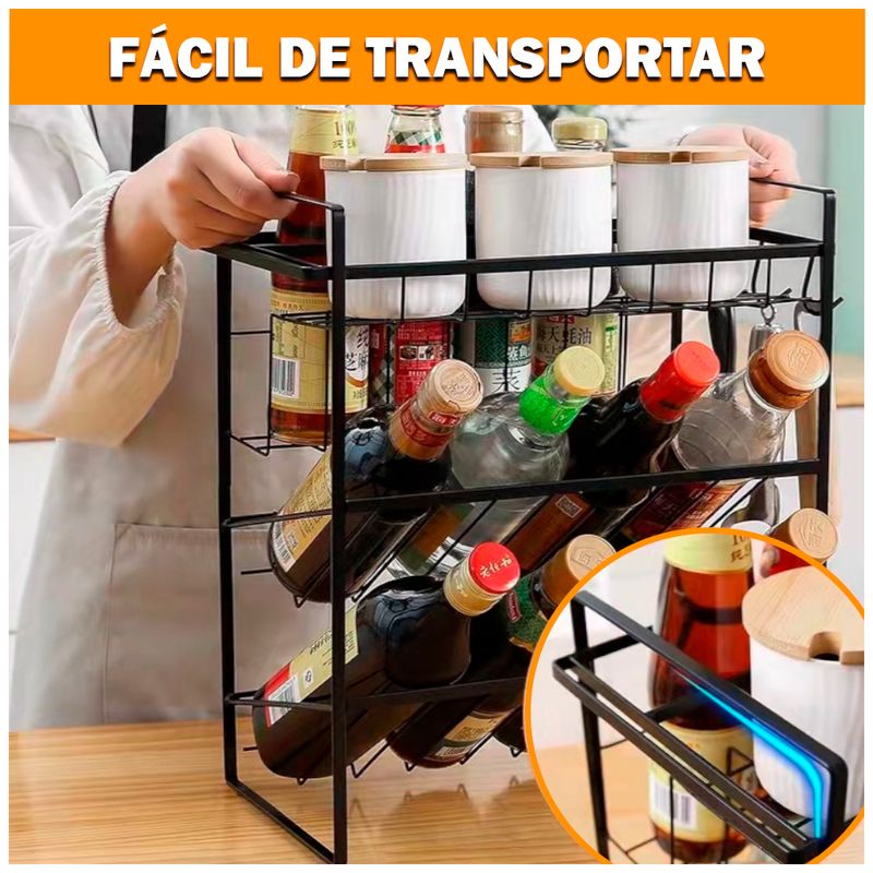 Organizador de Cocina Porta Platos Vajilla para Estantes Alacena Blanco