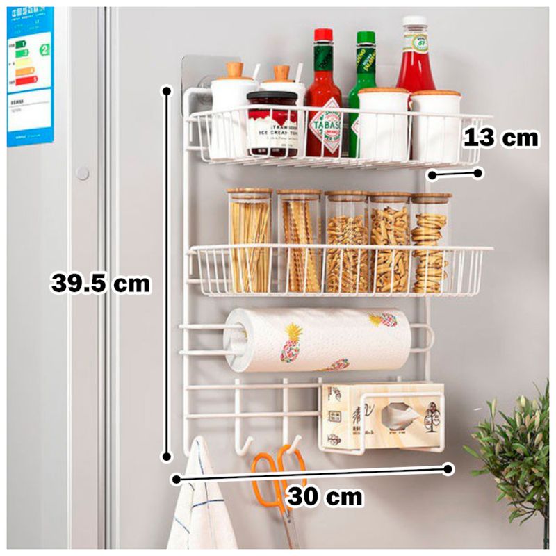 Estante Organizador Multifuncional Cocina D69 BL Y Escurridor de Platos  Premium 85cm - Real Plaza