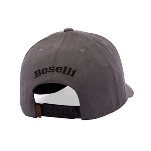Gorra Boselli 3B002 Cuero Color Gris
