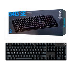 Teclado Logitech G413 Se Blacklight Mecanico Gaming Negro