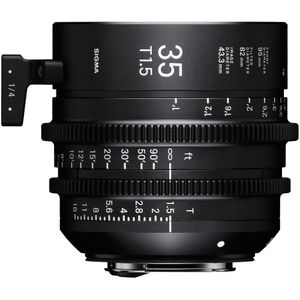 Sigma 35 mm T1.5 completamente luminoso FF Prime de alta velocidad (Monte EF, pies)