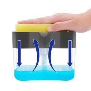 Dispensador Lavavajillas Ayudin Liquido 2 en 1 + Esponja 561D