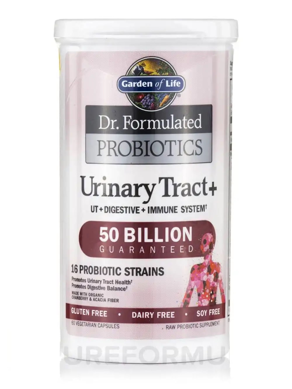 Suplemento Probioticos Garden of Life Urinary Tract 50 Billion x 60
