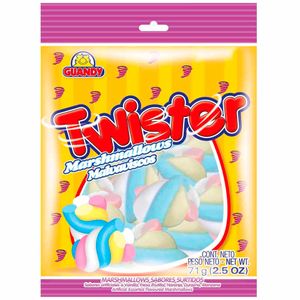 Marshmallows GUANDY Twister Paquete 71g