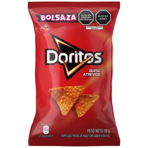 Tortillas de Maíz DORITOS Queso Atrevido Bolsa 90g