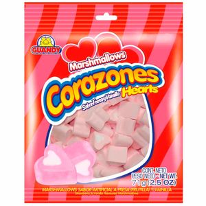 Marshmallows GUANDY Corazones Paquete 71g