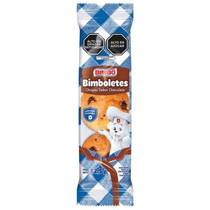 Keke BIMBO Bimboletes con Chispas sabor a Chocolate Bolsa 82.5g