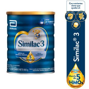 Fórmula Infantil SIMILAC 3 HMO Lata 800g