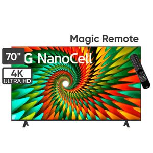 Televisor LG NanoCell 70" UHD 4K ThinQ AI 70NANO77SRA (2023)