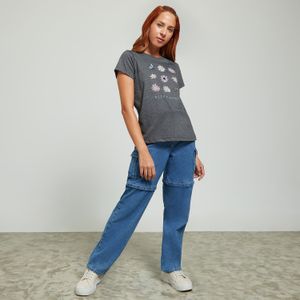 Polo Manga Corta Hypnotic Mujer Ts Basic Regular Print Mujer